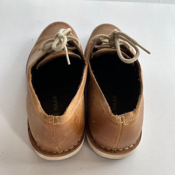 COLE HAAN BROWN‎ LEATHER Grand LACE UP SHOES MENS S main image 5